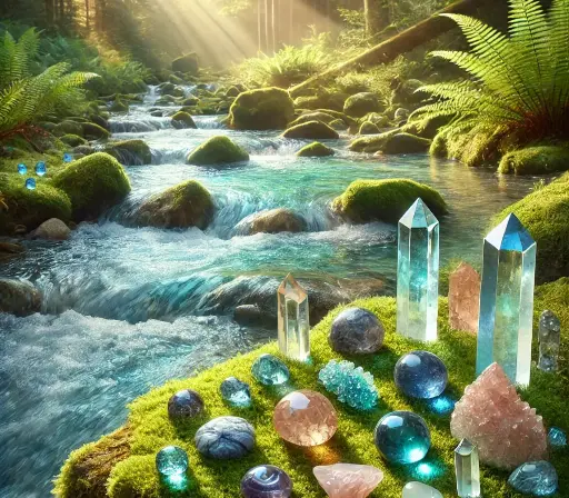 Mini Kurs: „Fließen statt Festhalten – 7 Tage Rückverbindung mit Edelsteinen“